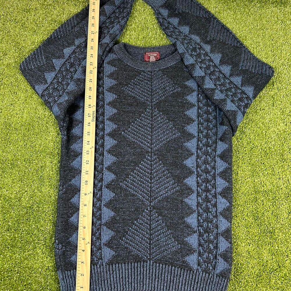 Unbranded Men's Blue and Navy Jumper